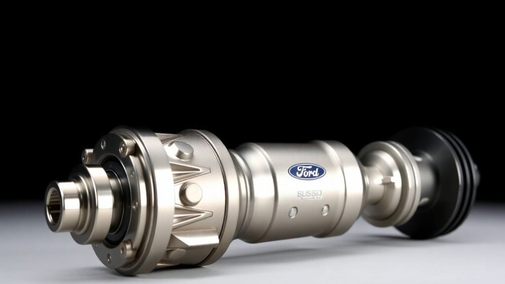 Ford driveline parts: differential and driveshaft